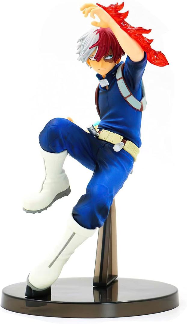 MHA Todoroki Shoto Action Figure - Anime Cartoon Character Statue Collectible Model PVC Doll Desktop Decoration Ornaments