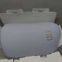 Cervical Neck Pillow for Memory Foam  Soft Ergonomic Side Sleeper Pillow for Neck Pain Relief, Ice Silk Zipperless Pillowcase, Eco-Friendly and Durable Material (Light Blue)