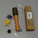 Toy-Hand Grenade for CS Battle Game,with 9 Foam Ammo Tactical CS-Grenade Fun Impact Long Toys Halloween Outdoor Team Sport for Age 14 Years Old and up and Adults