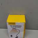 Glocusent 5W 36 LED Reading Clip on Light for Bed, Eye Caring Bed Lamp, 3 Colors & 5 Brightness Levels for Headboard with Adapter, Perfect for Reading, Working & Studying (Black)