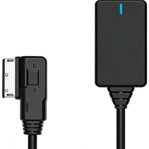 AMI Bluetooth Audio Adapter Compatible with Audi MDI MMI 3G System Bluetooth 5.0 Adapter Supports Bluetooth Car Kits Suitable for VW Audi A3 A4 A7 R7 S5 Q7 A4L A6L A8L Series MMI 3G System Only.