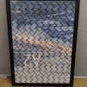 A2 Picture Frame Black, Classic 16.5x23.4 Poster Frame, Horizontal or Vertical Wall Mounting, 1 Pack