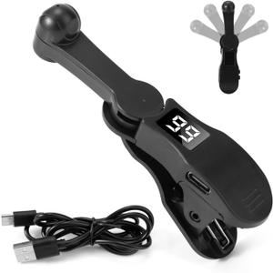 Smart Phone Auto Clicker, Speed-Adjustable Mobile Phone Screen Autoclicker Likes Tap with Anti-Slip Clip Universal Fast Click Tool for Short Videos Live Stream Social Media Tasks Game(Black)