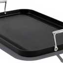 All-Clad HA1 Hard Anodized Nonstick Griddle 13x20 Inch Oven Broiler Safe 500F Pots and Pans, Cookware Black