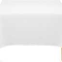 Lann's Linens - 70" Square Premium Tablecloth for Wedding/Banquet/Restaurant - Polyester Fabric Table Cloth - White