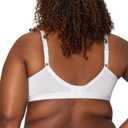 Playtex Women's Wireless Bra, 18 Hour Plus-Size T-Shirt Bras, Ultimate Lift, Moisture-Wicking, 474c (White, 42B)