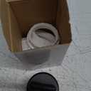 6 White Threaded Socket Rings & 1 Black Socket Ring Tool, for Medium Base E26 Sockets, G0601