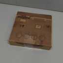 8" Silent Quartz Wall Clock Non-Ticking Digital Silver Clocks with 3D Numbers and Plastic Bezel Easy to Read Vintage Wall Clock