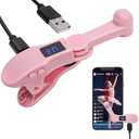 Smart Automatic Screen Clicker Tapper, Fast Click Simulation Continuous Finger Gadget for iPhone for iPad Smart Phone Device Live Streaming Apps Video Live Broadcasts Reward Likes Tasks Games Shopping-Pink
