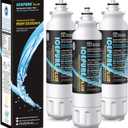 ICEPURE PLUS 46-9490 NSF/ANSI 53 NSF/ANSI 42 Certified Compatible with LG LT800P, ADQ73613401, ADQ73613408, ADQ75795104, LMXS30776S, LSXS26366D, Kenmore 9490 Refrigerator Water Filter, 3PACK