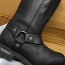 Milwaukee Leather Men’s Classic Harness Motorcycle Rider Boots (Black, L)