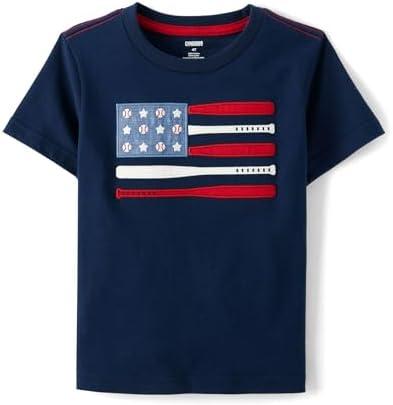 Gymboree Boys' and Toddler Embroidered Graphic T-Shirt, Size: 6