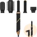 TAHSHINE Blow Dryer Brush Set,5 in 1 Hair Styler,Hair Dryer Brush Electric,Auto Wrap Curler Hair Styler,Detachable Brush Heads Comb for Straightening Automatic Curling Styling,Foldable Hair Dryer