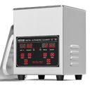 VEVOR Sonic Cleaner, 1.3L Professional 60W Cleaning Machine with Timer & Heater, 40kHz Digital Sonic Cleaner with Basket for Watch Glasses Jewelry Retainer Industrial Parts Tools