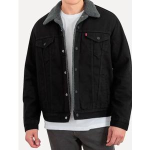 Levi's Men's Type 3 Sherpa Trucker Pinewood Sherpa Jeans Jacket (Pack of 1) (4X-Large)