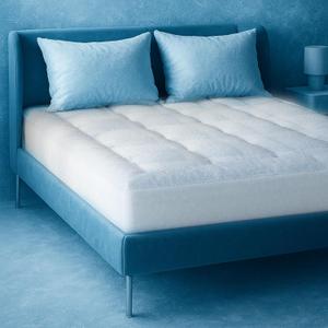 Niagara Cooling Queen Mattress Topper - Pillow Top Mattress Cover Quilted Fitted Cooling Topper for Back Pain Deep Pocket Fits 20 Inches (60x80 Inches)