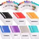 35&70P Pieces Pill Pouch Bags Zippered, Anglecai Reusable Pill Pouch for Medicine Bags Portable for Pills Bags Self Sealing Travel Pill Packets with Slide Lock Pill Baggies for Pill Storage (70)