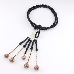 Black Wood Beads Japanese Soka Gakkai SGI Juzu Nichiren Buddhism Prayer Beads
