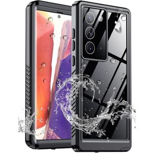 MOZOTER for Samsung Galaxy Note 20 Case Waterproof,[IPX8 Underwater Case][Full Body Shockproof & Military Dropproof] Clear Sound Quality Built-in Screen Protector for Samsung Note 20 6.7 inch-Black