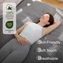 ZonLi Japanese Floor Futon Mattress Queen Size 80"x 60", 100% Cotton Cover 4'' Thicken Tatami Mattress, Foldable Sleeping Pad, Portable Dormitory Tatami Mat, Roll Up Floor Lounger Bed for Adult (Grey)