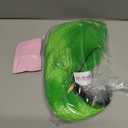 PATTNIUM Lime Green Wig Short Wavy Fluorescent Green Wigs for Women Girls Green Wig with Bangs Synthetic Wigs