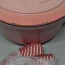 Overmont Enameled Cast Iron Dutch Oven - 5.5QT Pot with Wide Handles Lid Cookbook & Cotton Potholders - Heavy-Duty Pre-Seasoned Cookware Oven Safe to 500°F for Braising, Stews, Roasting, Sourdough Baking