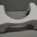 Squatty Potty Simple Curve Bathroom Toilet Stool 7" White