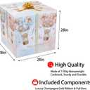 28inch Gender Reveal Box Caja Para Revelacion De Genero, Little Bears, 1 Count