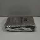 MIULEE Set of 2 Christmas Waffle Bathroom Rugs, Super Absorbent Non Slip Bath Rugs, Washable Bath Mats with Tassels, Ultra Soft Rubber Backed Shower Mat for Bathroom Floor, Tub, Green, 17"x24"+18"x30"