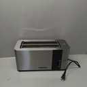 Mueller UltraToast Full Stainless Steel Toaster 4 Slice, Long Extra-Wide Slots for Bagels and Waffles, 6 Browning Levels, LED Display, Cancel/Defrost/Reheat Functions & Removable Tray, Kitchen Gadgets