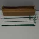 4 Pack Plant Stakes,Plant Support Stakes for Two Sizes(16 or 32 Inches),Plant Stakes for Outdoor Plants,Garden Flower,Tomato(Green)