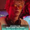 TIJN Blue Light Blocking Glasses for Women Men Square Frame Nerd Eyeglasses Anti Blue Ray Computer Screen Glasses