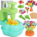 Flower Craft Kits for Kids, Arts and Crafts Activity Toys Set for Girls Ages 4-10, Birthday Gifts for 4 5 6 7 8 9 Year Old Girls, DIY Flower Making Kit for Kids, Creative Toys Gifts for Preschool