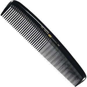 Hercules Sgemann Masterpiece Compact Styling Hair Comb with fine Teeth 8" | Seamless - Perfection in Design and Function - Professional - Hard Rubber (Ebonite) - Made in Germany