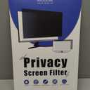 [2-Pack] 24 Inch Privacy Screen for Computer Monitor 16:9 Aspect Ratio, Eye Protection Anti Blue Light Glare Shield, 24inch Removable Black Blackout Anti Spy Desktop Security Private Filter