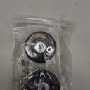 2 Sets Luggage Suitcase Wheels Replacement,60/64/68/70/75/78mm Inline Outdoor Skate Replacement Wheels,Rubber Swivel Caster Wheels Repair Kits (OD:64 W:18 ID:6 Axles: 30 & 35)