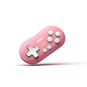 8Bitdo Zero 2 Bluetooth Gamepad Keychain Sized Mini Controller for Switch, Windows, Android, macOS & Raspberry Pi(Pink Edition) - Nintendo Switch