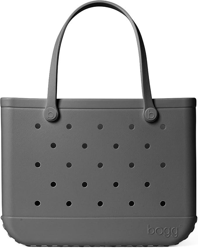 BOGG BAG - Tote for Beach, Pool, Boat, Sports - All Purpose EVA - Tonal Buttons (Foog)