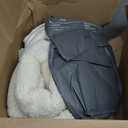 Wemore Fleece Weighted Blanket for Adults (60" x 80" 15lbs, Cream White), Dual Sided Cozy Soft Sherpa Heavy Blanket with 3D Imitation Turtle Shell Warm Jacquard Flannel for Couch and Bed