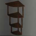 Bamworld Corner Plant Shelf 4-Tier Plant Stand Indoor Wood Plant Rack 66 Inch Tall Shelves Garden Decor for Living Room Balcony