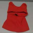 Dog Snood Winter Hood with Ear Protection, Fleece Neck Warmer for Dogs, (Red, Medium)