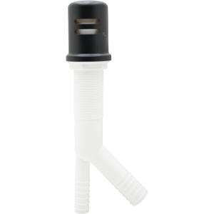 Westbrass R200-1-62 Air Gap Kit with Skirted Brass Cap, Powder Coat Flat Black