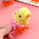 2 x 4 Pcs Wind-Up Jumping Chicks & Hopping Bunnies Toys with Wings for Kids  Easter Egg & Goody Bag Fillers, Toddler Party Favors, and Gifts (Medium)