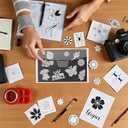 KKJCXY 80pcs Magnetic Sheets for Dies Storage, with Rubber Magnet Sheet, Die Cut Storage Essential Set for Die Cutting and DIY Scrapbooking (No storage box, 40 sheets+40 bags)