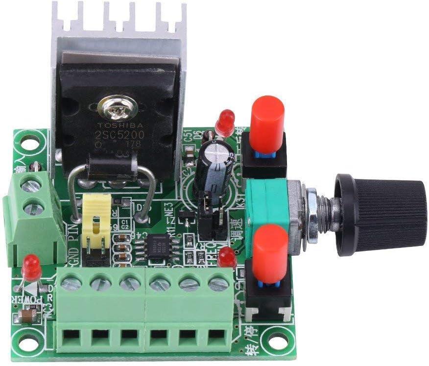 DC 5-12V/15-160V Stepper Motor Drive,PWM Adjustable Stepper Motor Controller Signal Generator Speed Regulator