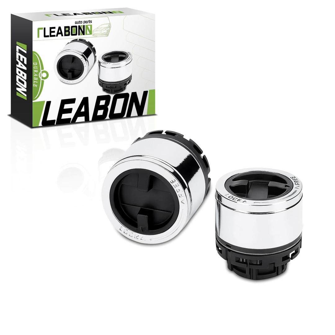 Manual Wheel Locking Hub Compatible with Ford Ranger, Explorer, Mazda B-Series Pickup 1998-2009 Axle Locking Hub Kit 27 Spline Internal Mount 15001.70 F87Z-3B396-BA (1 Pair)