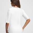 baleaf Rash Guard for Women Quick Dry Swim Shirts Sun Protection Swimsuits Top Lightweight Short Sleeve UPF50+ Surfing Sun Shirts Star White M (White, M)