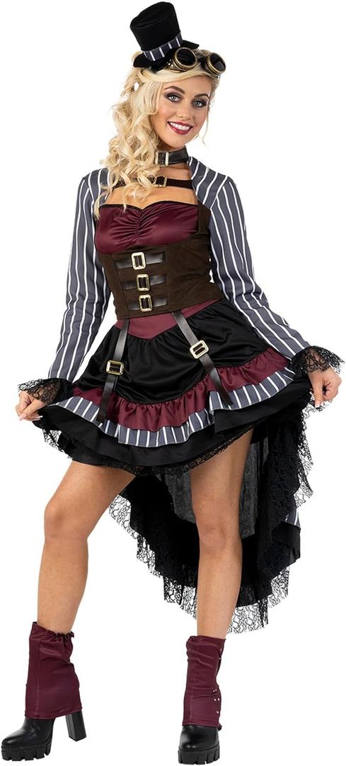 Morph Steam Punk Womens Costume (Large)