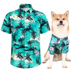 Dog Shirts Hawaii Dog Clothes for Dogs Owner and Pet Shirts are Sold Separately, 2XL