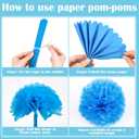 42 Pcs Happy Teacher Retirement Decorations Retirement Banner Backdrop Hanging Swirls Paper Pompoms Honeycomb Centerpieces School's out Decor for Retired Farewell Party Supplies